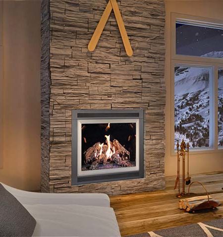 stunning gas fireplace in greeley co
