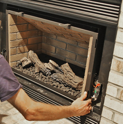 installing a zero clearance wood burning fireplace