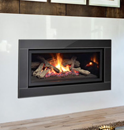 steel fireplace surround in fort collins