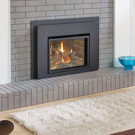 modern gas fireplace installation in fort collins co
