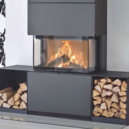 beautiful modern wood fireplace in weld county co