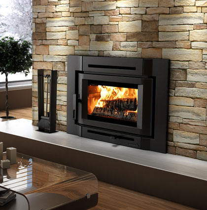 beautiful fireplace insert in windsor co